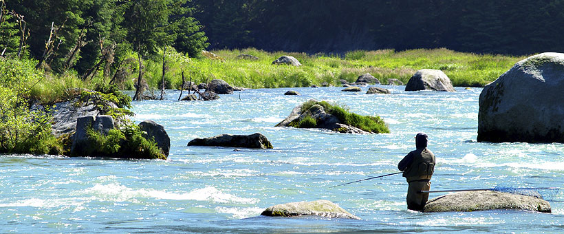 Fishing the Chilkoot River